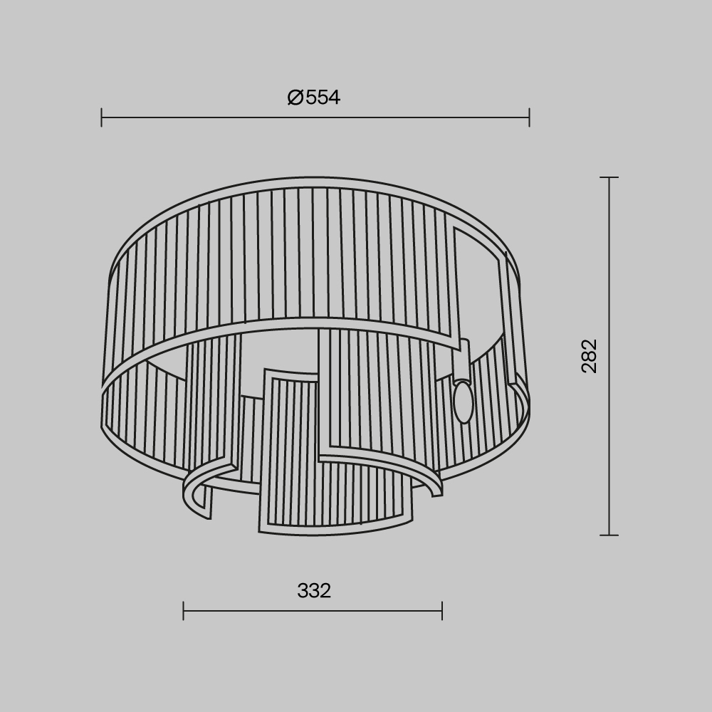 Потолочный светильник Frame Е14 во Владивостоке