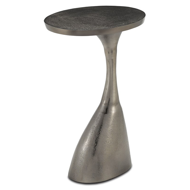 Приставной стол Ishaan Black Accent Table Серый (Gray) Приставной стол Ishaan Black Accent Table Серый (Gray) во Владивостоке | Loft Concept