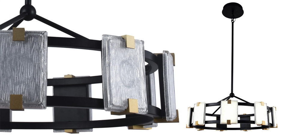 Люстра Rectangular Glass Plafon D68 Люстра Rectangular Glass Plafon D68 - Loft-Concept во Владивостоке