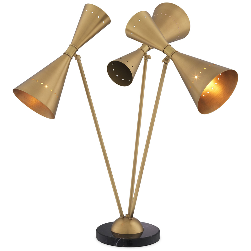 Настольная лампа Eichholtz Table Lamp Omnia Черный Латунь Античная полированная Настольная лампа Eichholtz Table Lamp Omnia Черный Латунь Античная полированная во Владивостоке | Loft Concept