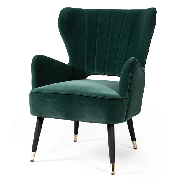 Кресло Flice ArmChair green Малахит (зеленый) Кресло Flice ArmChair green Малахит (зеленый) во Владивостоке | Loft Concept