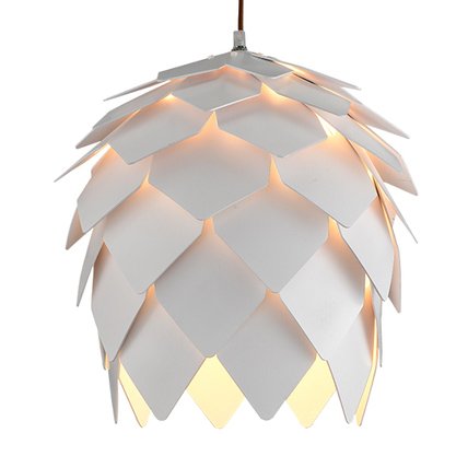 Подвесной светильник Crimea Pine Cone White Белый Подвесной светильник Crimea Pine Cone White Белый во Владивостоке | Loft Concept