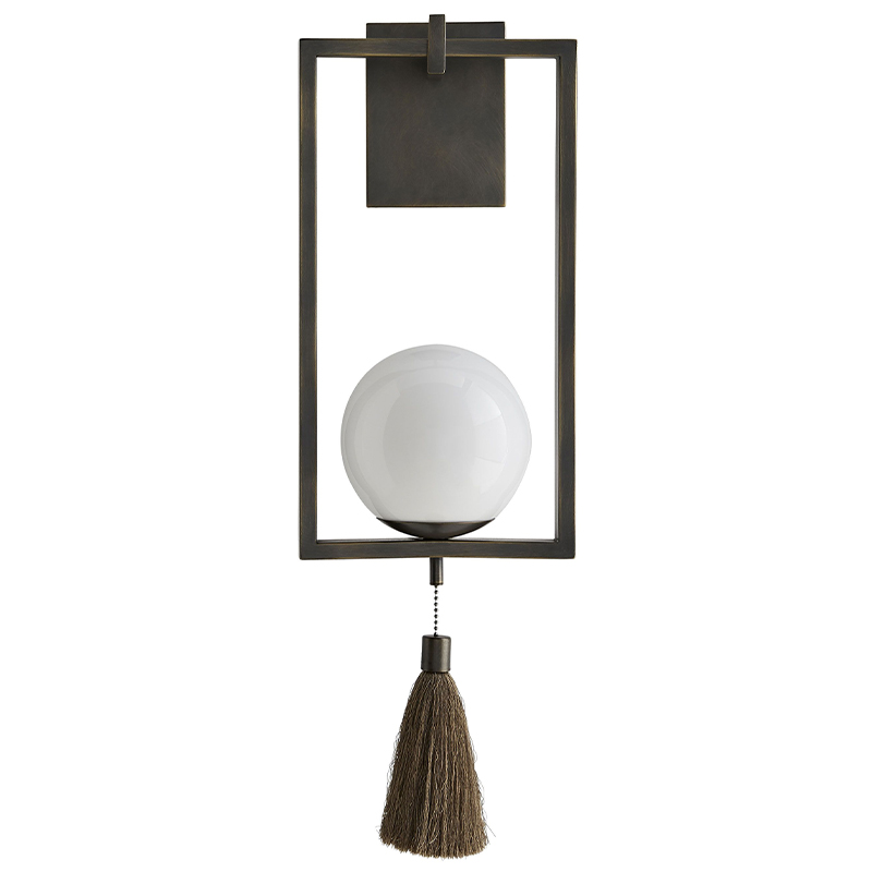 Бра TRAPEZE SCONCE Белый Черный во Владивостоке | Loft Concept 