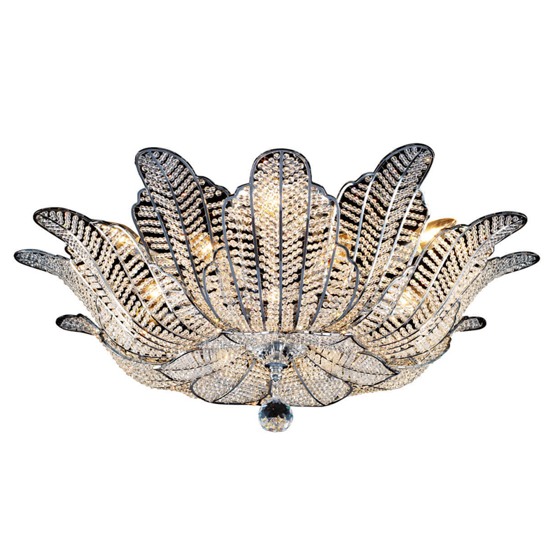 Потолочная люстра Franseza Chandelier chrome Хром Прозрачный (Transparent) Серебряный Потолочная люстра Franseza Chandelier chrome Хром Прозрачный (Transparent) Серебряный во Владивостоке | Loft Concept