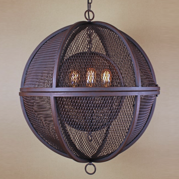 Люстра Double Sphere Pendant Коричневый Люстра Double Sphere Pendant Коричневый во Владивостоке | Loft Concept
