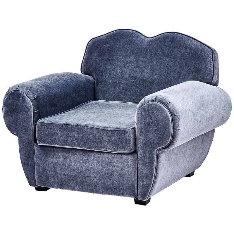 Кресло Braganza Chair Dusty Blueberry Сапфирово-синий Кресло Braganza Chair Dusty Blueberry Сапфирово-синий во Владивостоке | Loft Concept