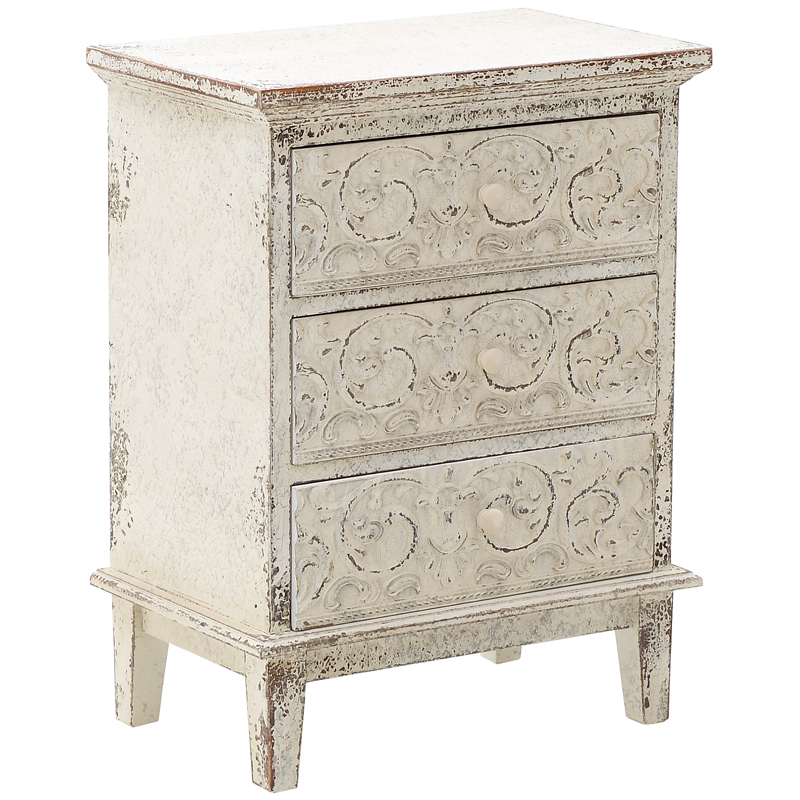 Тумба Senchia Provence Nightstand Молочный Тумба Senchia Provence Nightstand Молочный во Владивостоке | Loft Concept