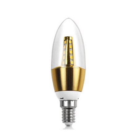 Прозрачная лампочка LED E14 с позолотой Глянцевое золото Прозрачная лампочка LED E14 с позолотой Глянцевое золото во Владивостоке | Loft Concept