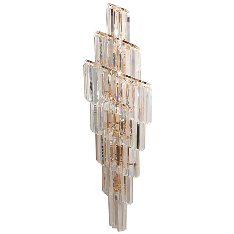 Бра Odeon Cascade Wall Lamp Right Прозрачный Золотой Бра Odeon Cascade Wall Lamp Right Прозрачный Золотой во Владивостоке | Loft Concept