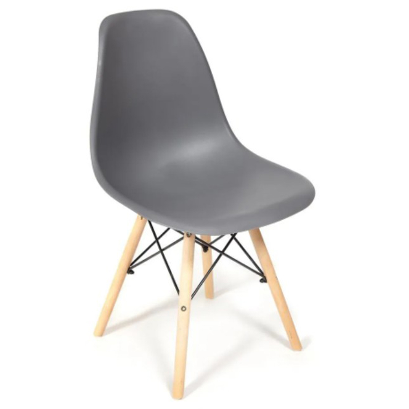 Стул DSW grey Серый Древесина во Владивостоке | Loft Concept 