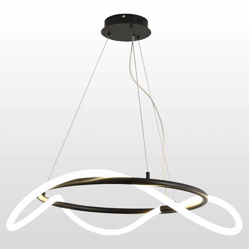 Люстра Luke Lampco Tracer Chandelier Black 60 Белый Черный Люстра Luke Lampco Tracer Chandelier Black 60 Белый Черный во Владивостоке | Loft Concept