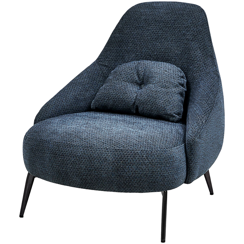 Кресло Lorits Chair Черный Темно-синий Кресло Lorits Chair Черный Темно-синий во Владивостоке | Loft Concept