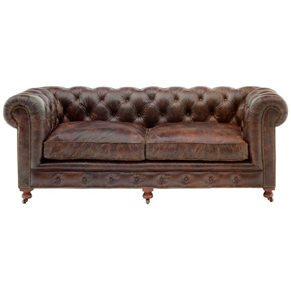 Диван Chesterfield Rebel Sofa Andrew Martin Коричневый во Владивостоке | Loft Concept 