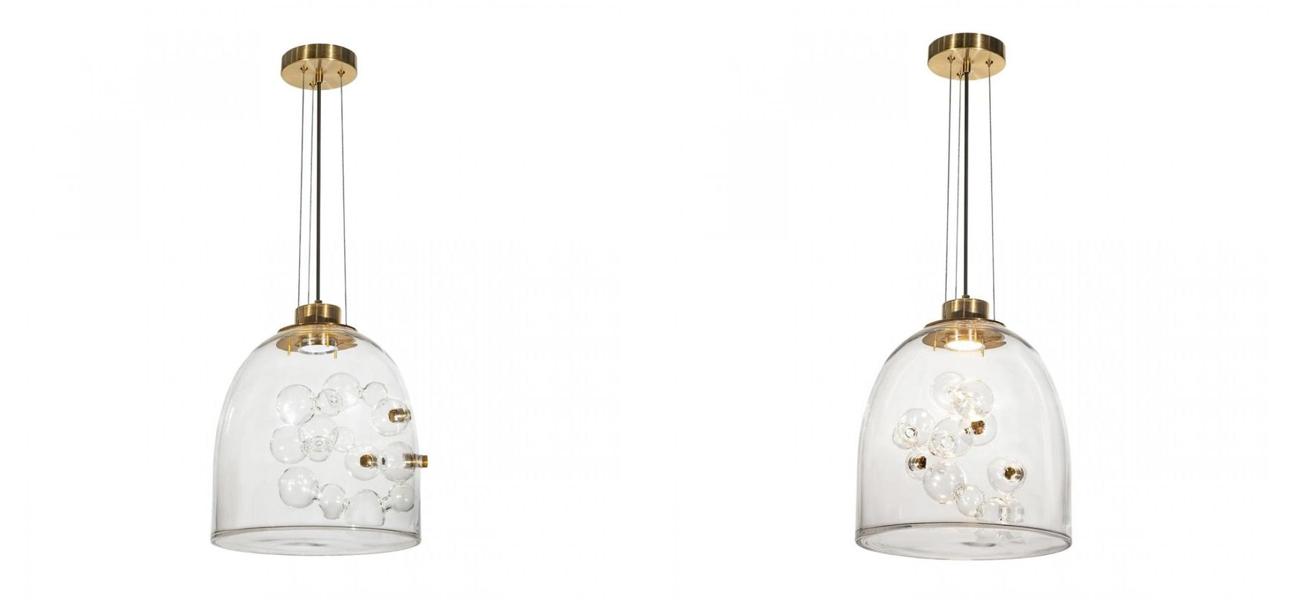 Подвесной светильник Lamps Inside Bubbles side bell - фото