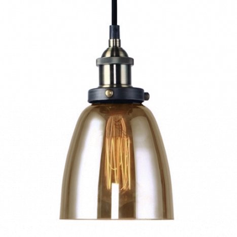 Подвесной светильник Smoke Glass Cloche Pendant Подвесной светильник Smoke Glass Cloche Pendant во Владивостоке | Loft Concept