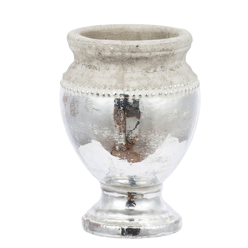 Ваза Vase Argenta Cup silver 23 Серебряный Ваза Vase Argenta Cup silver 23 Серебряный во Владивостоке | Loft Concept