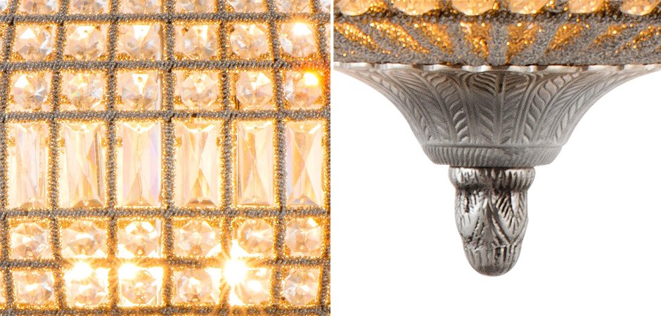 Люстра Chandelier Kasbah Oval L Nickel - Loft-Concept во Владивостоке