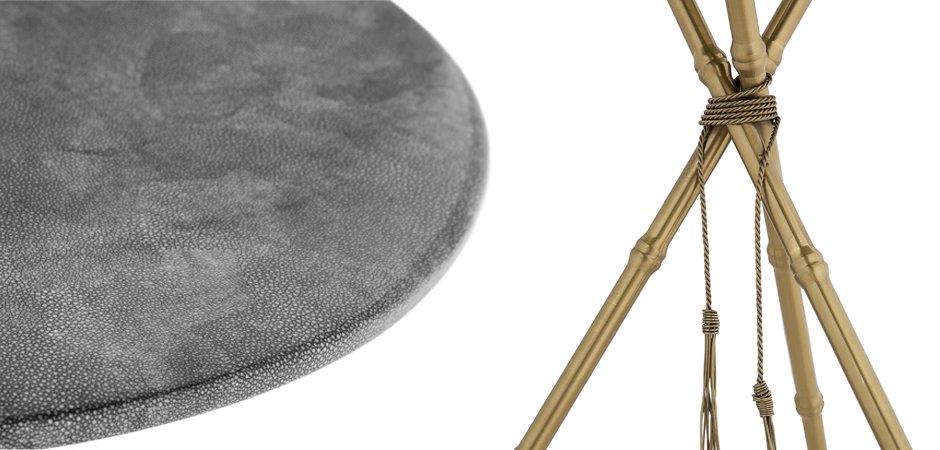 Приставной стол Stingray Skin Triangles Приставной стол Stingray Skin Triangles - Loft-Concept во Владивостоке