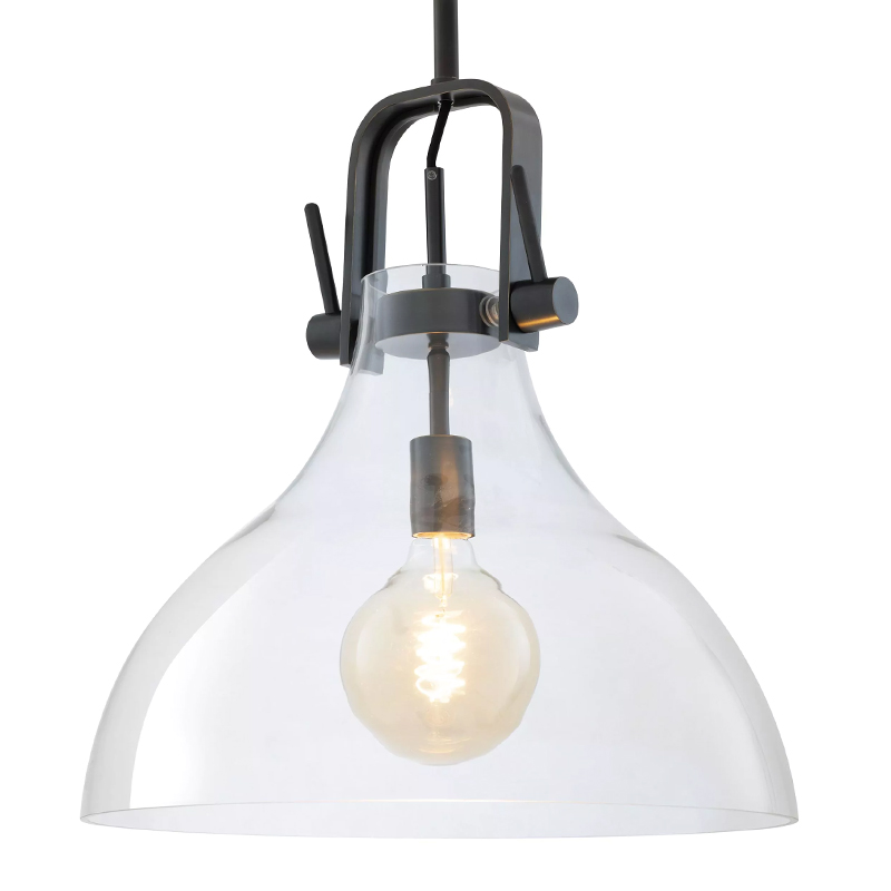 Подвесной светильник Eichholtz Lamp Connery Bronze Темная бронза Прозрачное Стекло Подвесной светильник Eichholtz Lamp Connery Bronze Темная бронза Прозрачное Стекло во Владивостоке | Loft Concept