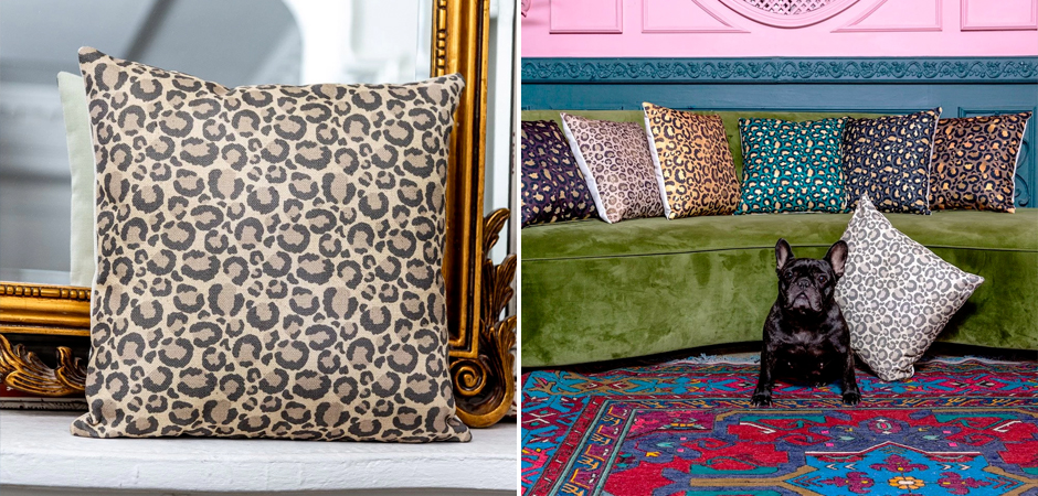 Декоративная подушка с леопардовым принтом Wild animals Light - Loft-Concept во Владивостоке