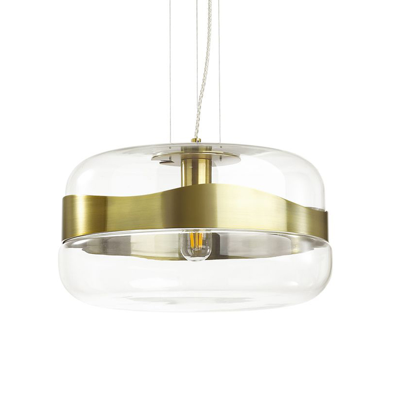 Люстра Igon Gold Lamp Золотой Прозрачный Люстра Igon Gold Lamp Золотой Прозрачный во Владивостоке | Loft Concept