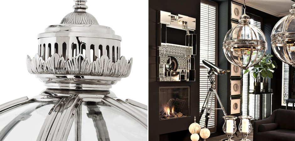 Люстра Lantern Residential Nickel L - Loft-Concept во Владивостоке