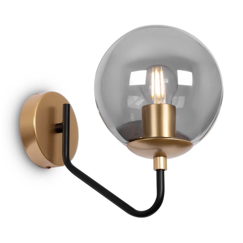 Бра Benigno Sconce Золотой Прозрачный (Transparent) Черный Бра Benigno Sconce Золотой Прозрачный (Transparent) Черный во Владивостоке | Loft Concept