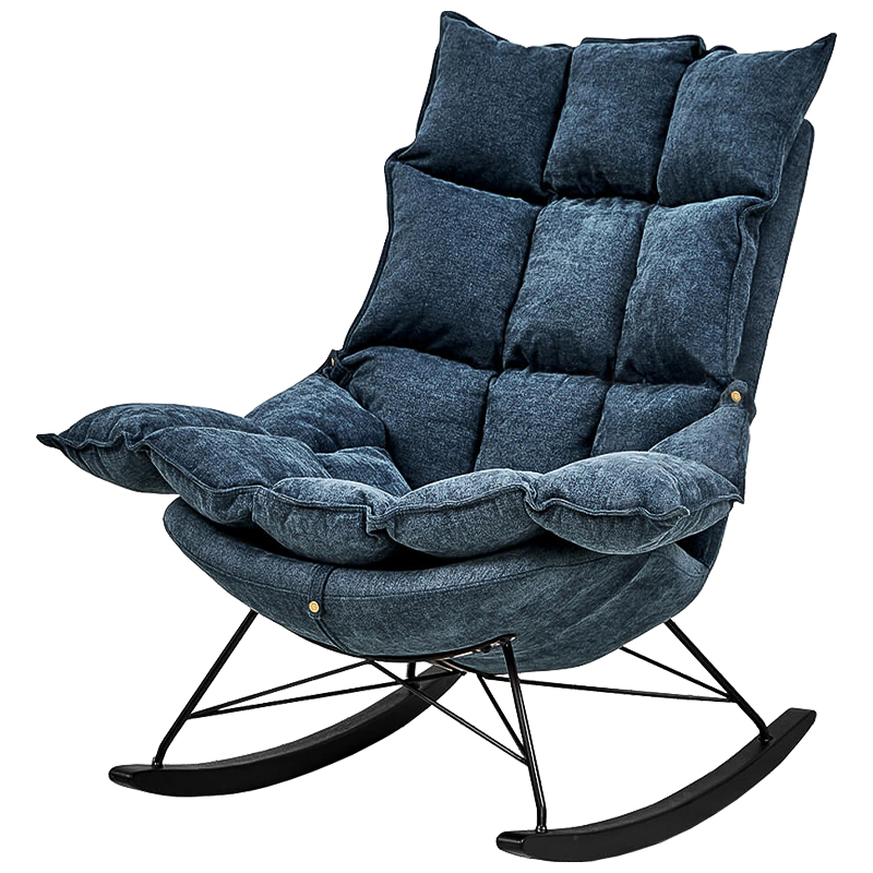Кресло Bomani Chair Синий Черный Кресло Bomani Chair Синий Черный во Владивостоке | Loft Concept