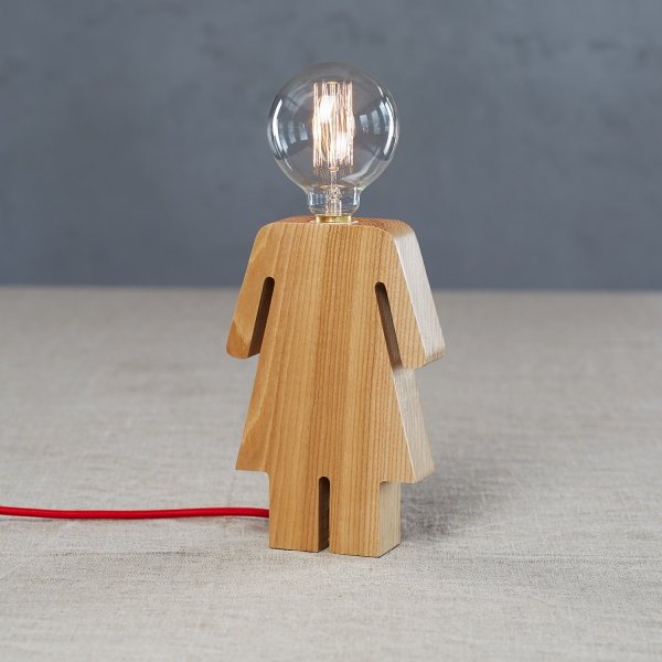 Настольная лампа Wooden Girl  во Владивостоке | Loft Concept 