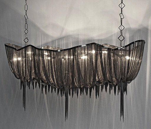 Люстра Atlantis Aluminium Chain Chandelier Люстра Atlantis Aluminium Chain Chandelier во Владивостоке | Loft Concept