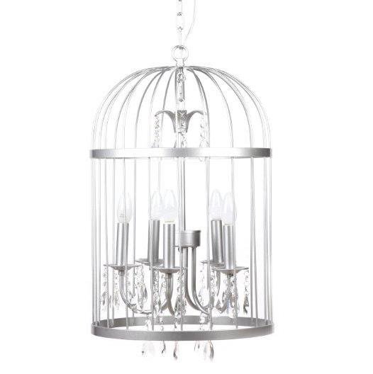 Люстра BirdCage Silver Серебряный Люстра BirdCage Silver Серебряный во Владивостоке | Loft Concept