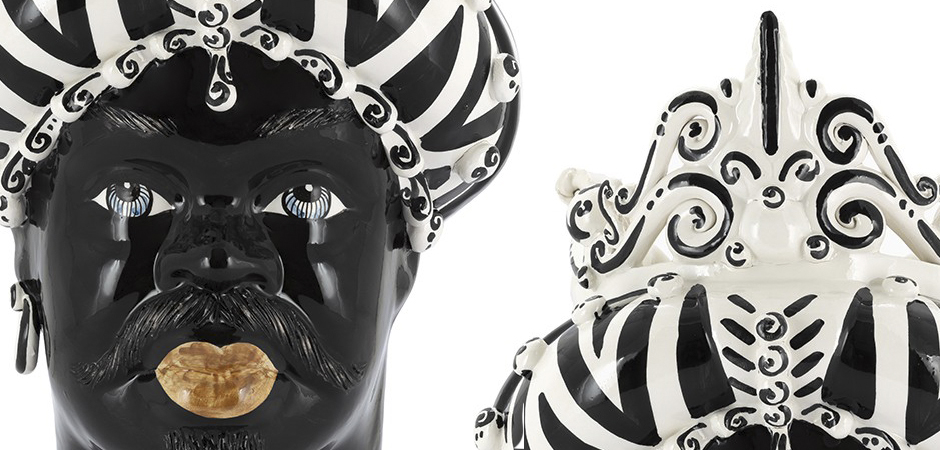 Ваза VASE MORO MAN MEDIUM zebra Ваза VASE MORO MAN MEDIUM zebra - Loft-Concept во Владивостоке