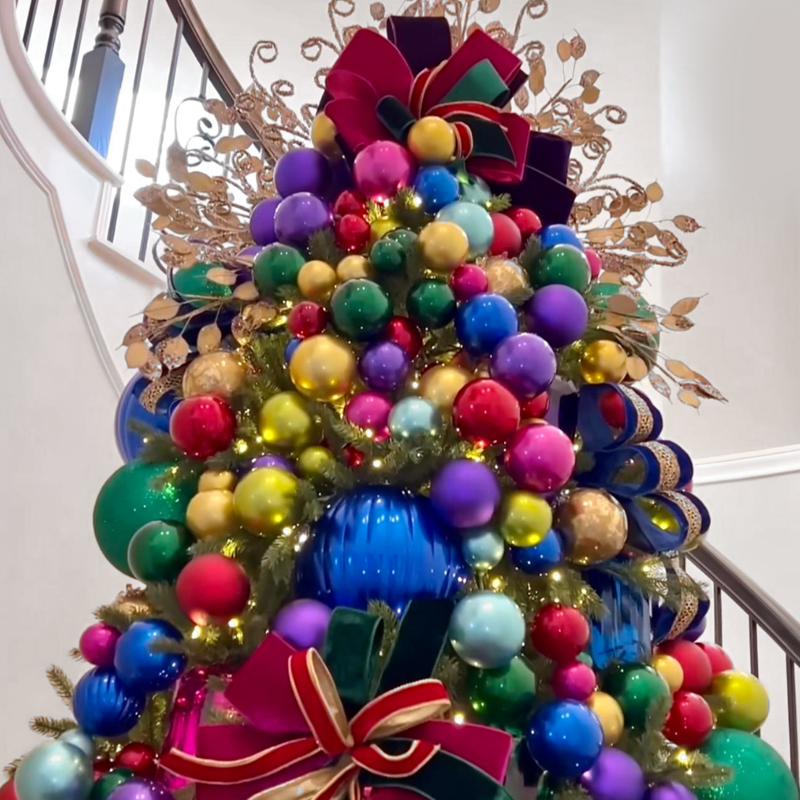 Дизайнерская Елка с Разноцветными шарами Christmas tree colorful balls Мульти Дизайнерская Елка с Разноцветными шарами Christmas tree colorful balls Мульти во Владивостоке | Loft Concept