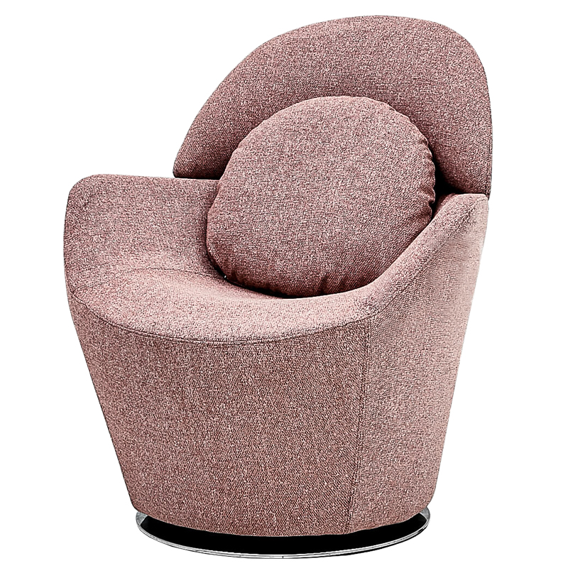 Кресло Daisy Chair Розовый пастельный Черный Кресло Daisy Chair Розовый пастельный Черный во Владивостоке | Loft Concept