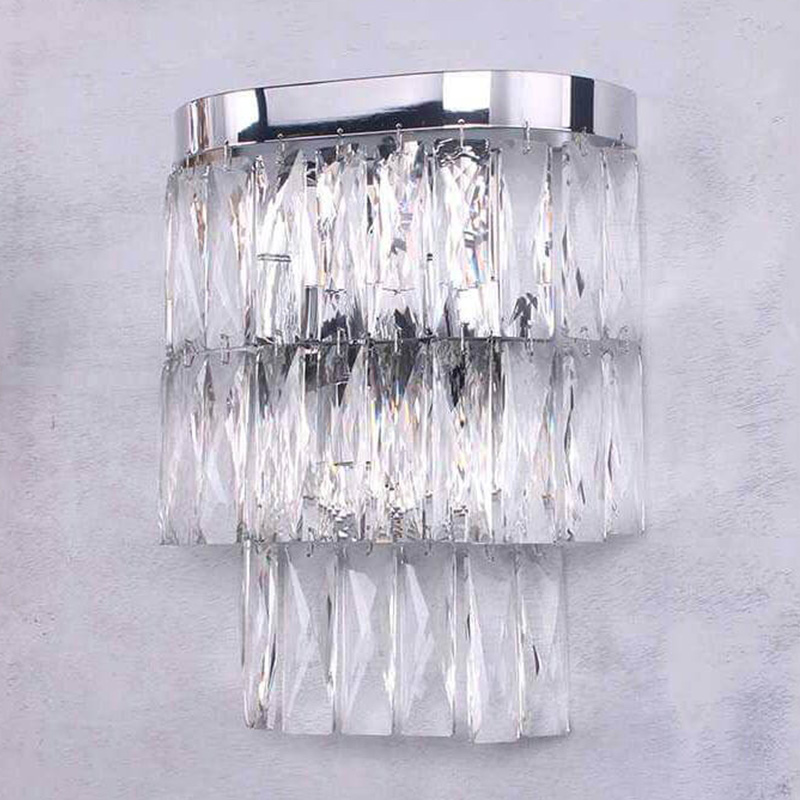 Бра Crystal Pendants Regena Chrome Wall Lamp Хром Прозрачный (Transparent) Бра Crystal Pendants Regena Chrome Wall Lamp Хром Прозрачный (Transparent) во Владивостоке | Loft Concept
