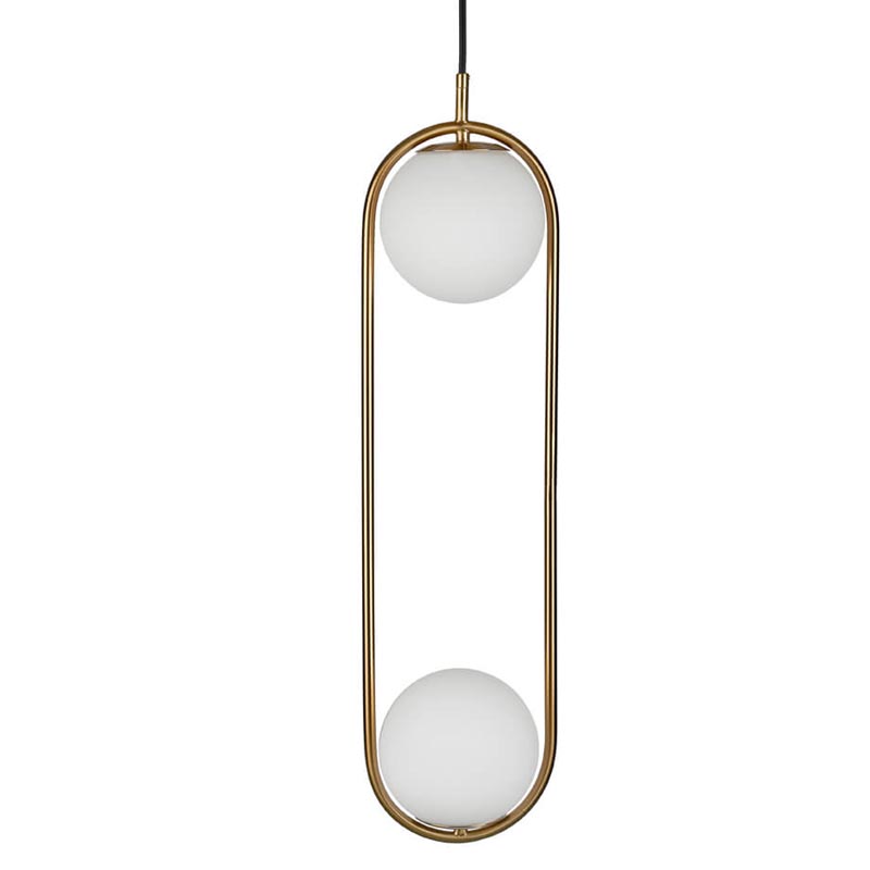 Подвесной светильник B.LUX C Ball double ball copper Белый Медь Подвесной светильник B.LUX C Ball double ball copper Белый Медь во Владивостоке | Loft Concept