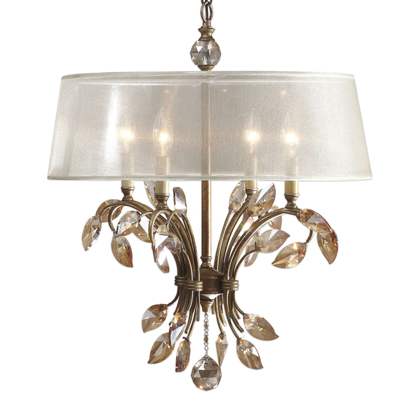 Люстра Malory Crystal Petals Chandelier Бронза Люстра Malory Crystal Petals Chandelier Бронза во Владивостоке | Loft Concept