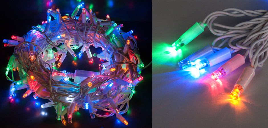 Мерцающая Цветная Гирлянда для улицы - Loft-Concept во Владивостоке