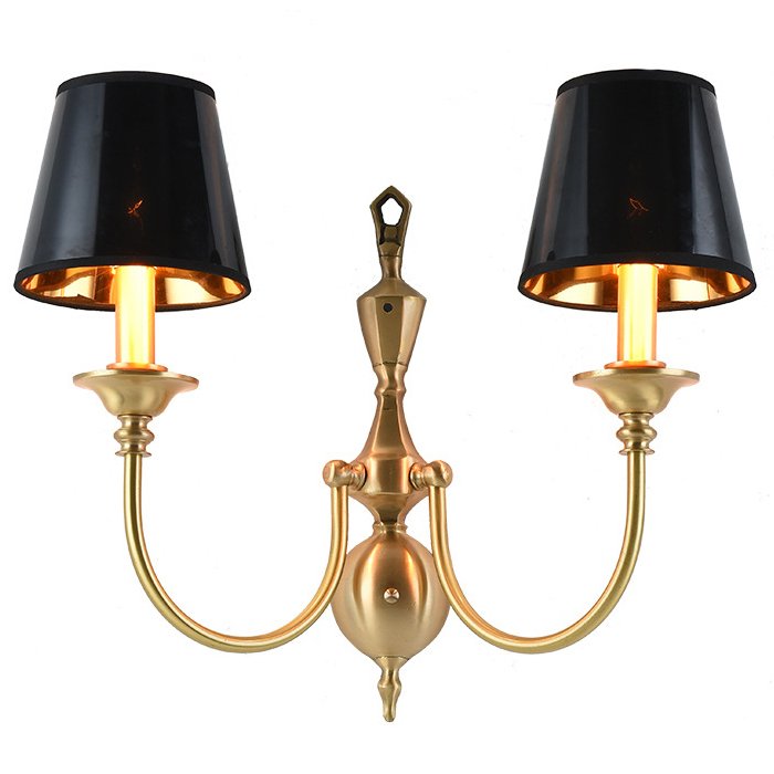 Бра Classic Monograms Double Черный Латунь Бра Classic Monograms Double Черный Латунь во Владивостоке | Loft Concept