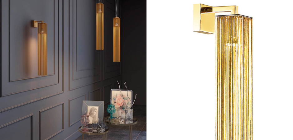 Бра Atlantis Chain Gold One Sconces Бра Atlantis Chain Gold One Sconces - Loft-Concept во Владивостоке