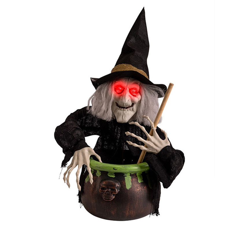 Статуэтка HALLOWEEN Witch and Cauldron Серый (Gray) Черный Зеленый Статуэтка HALLOWEEN Witch and Cauldron Серый (Gray) Черный Зеленый во Владивостоке | Loft Concept