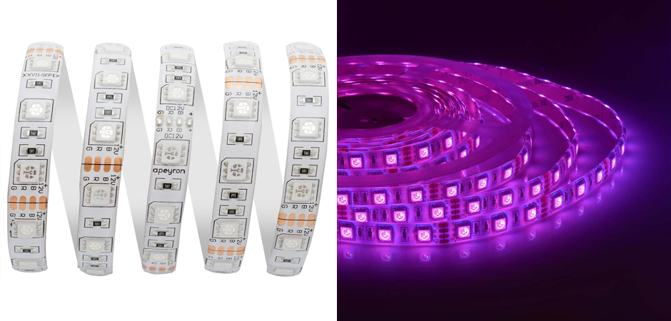 Светодиодная влагозащищенная лента 14,4W/m 60Led/m 5050SMD разноцветная 1M Светодиодная влагозащищенная лента 14,4W/m 60Led/m 5050SMD разноцветная 1M - Loft-Concept во Владивостоке