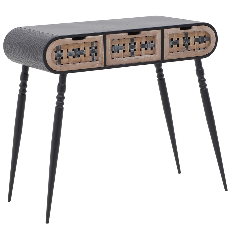 Консоль Fidelia Console Черный Бежево-серый Консоль Fidelia Console Черный Бежево-серый во Владивостоке | Loft Concept