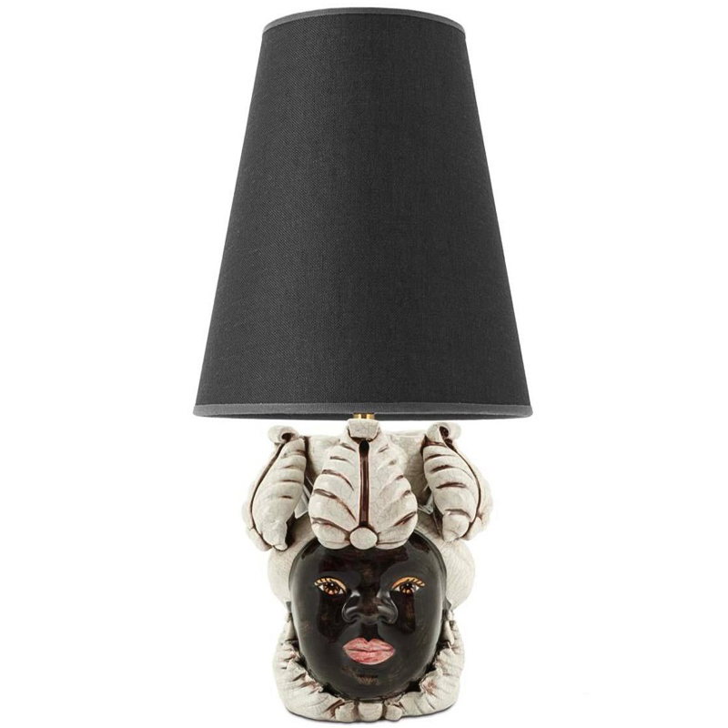 Настольная лампа Table Lamp Moro Lady Small New Dark Brown Black Черный Бежевый Настольная лампа Table Lamp Moro Lady Small New Dark Brown Black Черный Бежевый во Владивостоке | Loft Concept