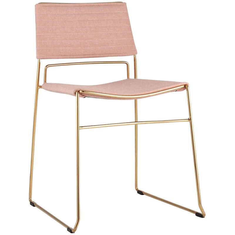 Стул Samuel Chair Розовый Розовый пастельный Золотой Стул Samuel Chair Розовый Розовый пастельный Золотой во Владивостоке | Loft Concept