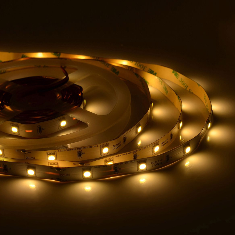 Светодиодная лента 7,2W/m 30LED/m 5050SMD теплый белый Белый Светодиодная лента 7,2W/m 30LED/m 5050SMD теплый белый Белый во Владивостоке | Loft Concept