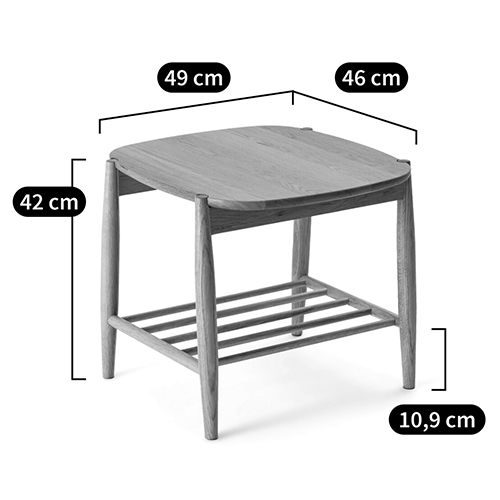 Приставной стол из массива дуба Reyer Side Table Приставной стол из массива дуба Reyer Side Table во Владивостоке