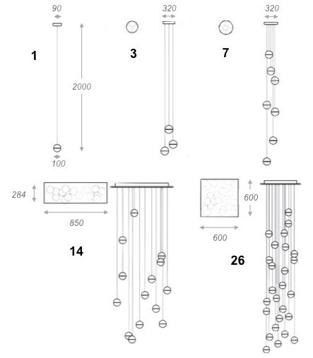Bocci Led Crystal Glass Ball 1 во Владивостоке