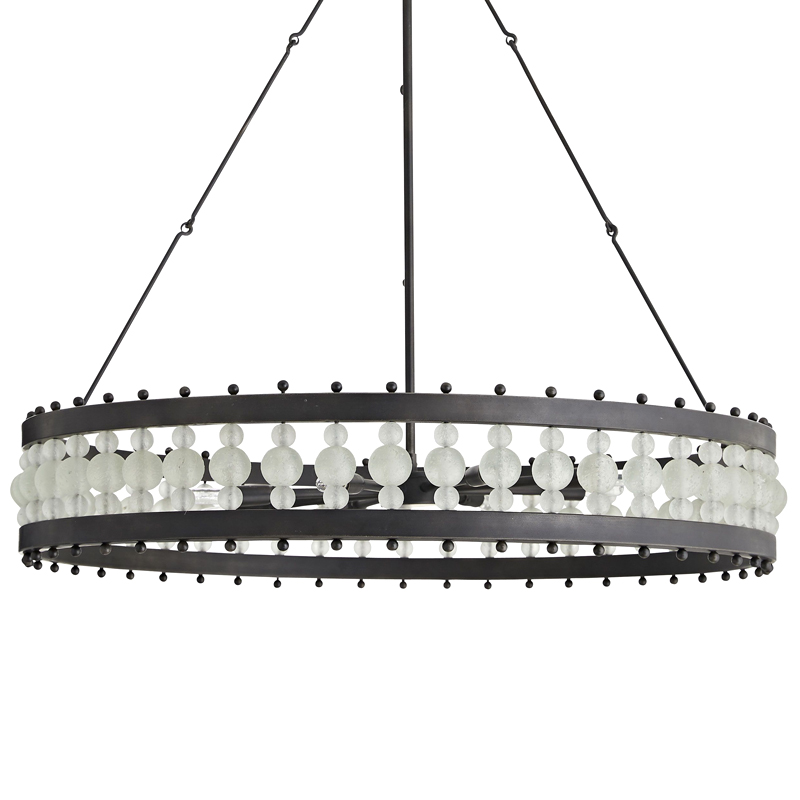 Люстра Arteriors ESME CHANDELIER Черный Прозрачный Люстра Arteriors ESME CHANDELIER Черный Прозрачный во Владивостоке | Loft Concept