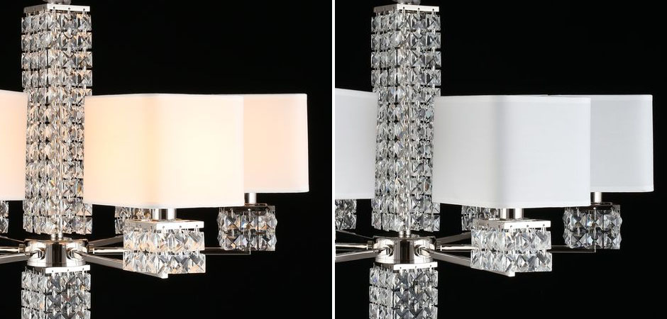 Люстра Square Crystal с Абажуром Люстра Square Crystal с Абажуром - Loft-Concept во Владивостоке